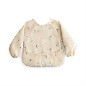 Mushie ​​Long Sleeve Bib​ - Boats